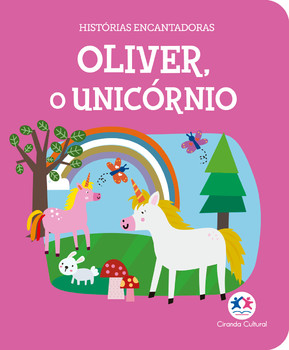Oliver, o unicórnio - Livro almofadado pequeno