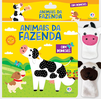 Animais da fazenda - Livro com dedoche