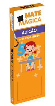 Adição - Livro Infantil de Matemática com Canetinha Reutilizável - Atividades Educativas
