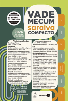Vade Mecum Saraiva Compacto - 33ª Edição 2026