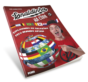 Livro ilustrado oficial enaldinho na copa