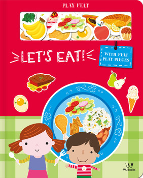 Let´s eat! - With felt play pieces