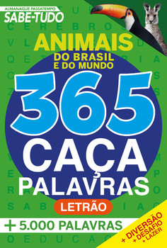 Livro - 365 caça-palavras - Animais em Promoção na Americanas