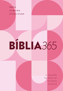 Bíblia 365 NAA - Capa Rosa Feminina
