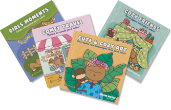 Coleção Moshi Moshi - 4 livrinhos para colorir