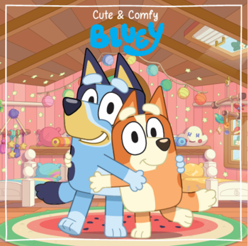 Bluey - Cute & Comfy - Livro de Colorir Infantil