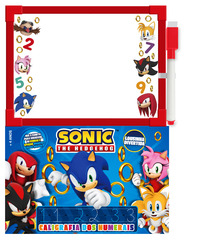Sonic lousinha divertida - caligrafia dos numerais
