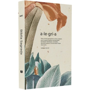 Bíblia sagrada alegria - acf - letra normal - capa dura
