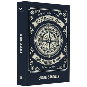 Bíblia sagrada bússola | naa | letra normal | capa dura