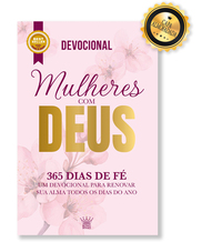 Mulheres com Deus - 365 Dias de Fé - Devocional 2026 - Edição de Luxo Almofadada