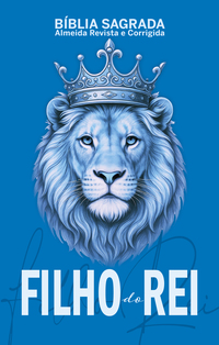 Bíblia sagrada - filho do rei – edição de luxo | revista e corrigida, capa dura e palavras de Jesus em vermelho
