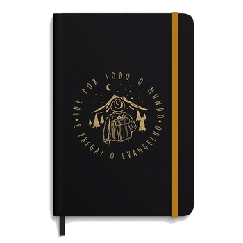 Caderno moleskine | com pauta | ide por todo o mundo