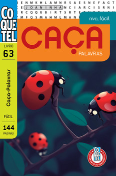 Livro coquetel caça-palavras 63