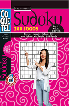 Livro Coquetel Sudoku 240