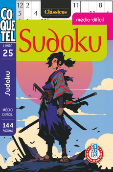 Livro Coquetel Sudoku Médio-Difícil 25