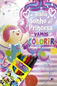 Vamos colorir - Bíblia sonho de princesa