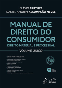 Manual de Direito do Consumidor - Vol. Único - 15ª Edição 2026