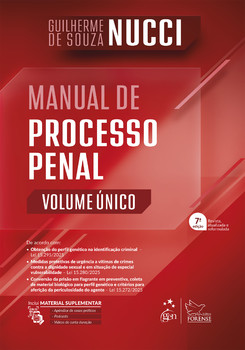 Manual de Processo Penal - Volume Único - 7ª Edição 2026