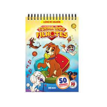 50 páginas para colorir: turma dos filhotes