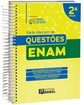 Decorando a Lei Seca - Vade Mecum de Questões - ENAM