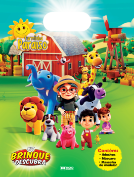 Kit brinque e descubra - turminha paraiso