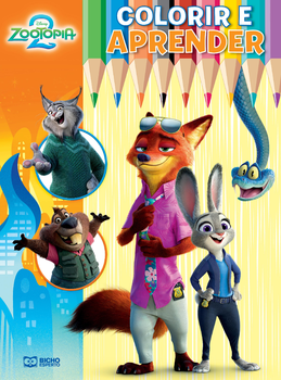 Colorir e aprender disney:zootopia 2