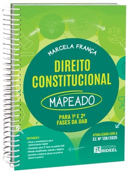 Direito constitucional mapeado para 1ª e 2ª fases da OAB