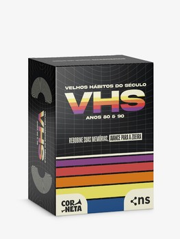 Jogo de cartas vhs – velhos hábitos do século – 80 & 90