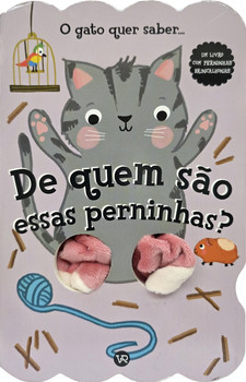 De quem são essas perninhas? O gato quer saber