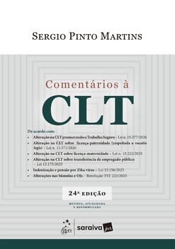 Comentários À Clt - 24ª Edição 2026