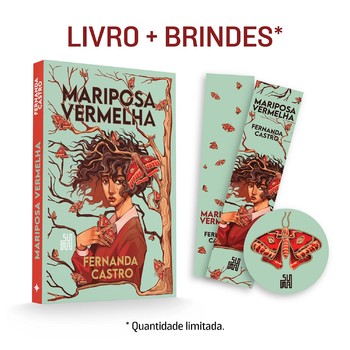 Mariposa vermelha (pré-venda com brinde)