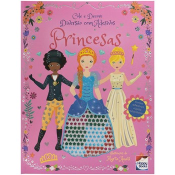 Cole e Decore - Diversão com Adesivos: Princesas