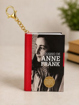 Book Charm - O Diário de Anne Frank - Livro chaveiro