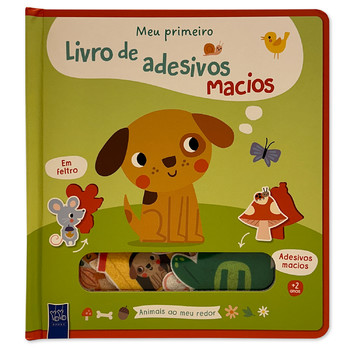 Meu primeiro livro de adesivos macios - Animais ao meu redor