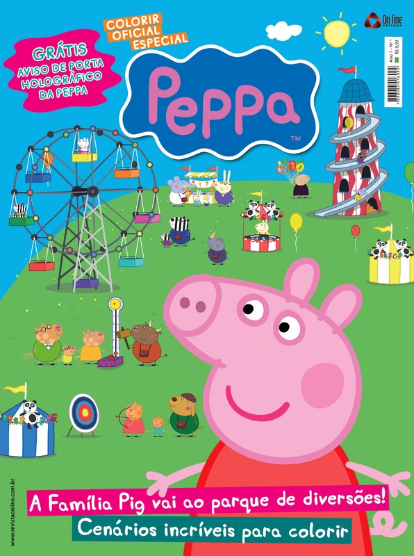 Desenho para colorir Peppa Pig : A aula de dança 9