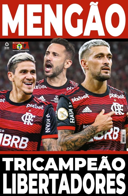 SHOW DE BOLA MAGAZINE SUPER PÔSTER - PALMEIRAS CAMPEÃO PAULISTA 2022