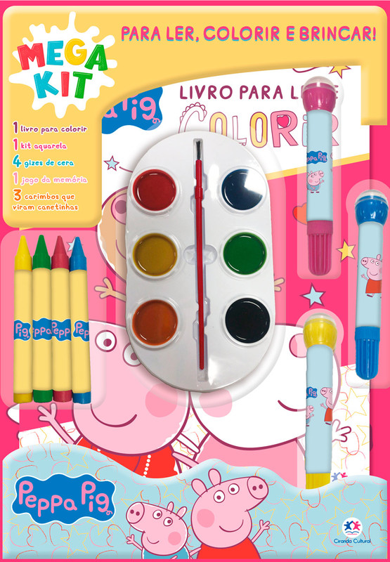Livro Infantil Peppa Pig - Colorir Especial + Brinde