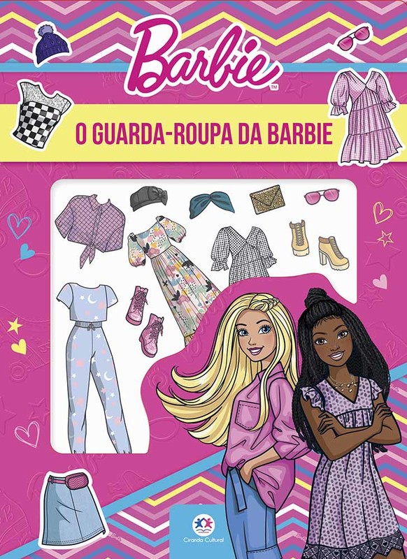 Barbie - O guarda-roupa da Barbie - Com mais de 80 peças em adesivos reutilizáveis