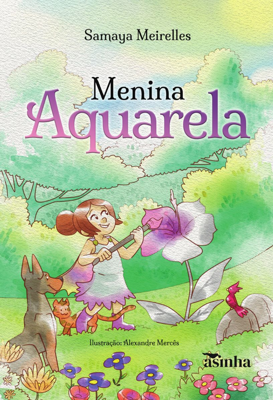 Menina aquarela