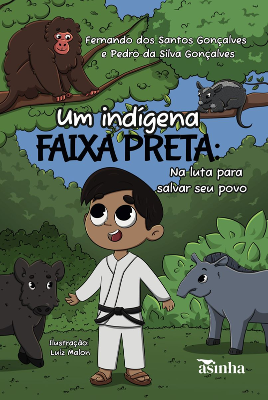 Um indígena faixa preta