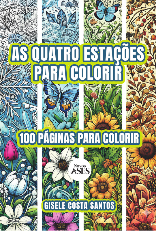 As quatro estações para colorir
