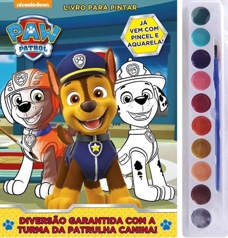 Patrulha canina - Prancheta para pintar especial