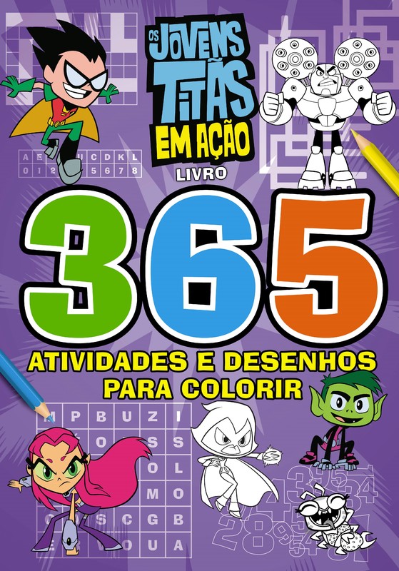 Livro 365 Desenhos Para Pintar Meninas e Meninos - Colorir Arteterapia 1  Desenho Por Dia