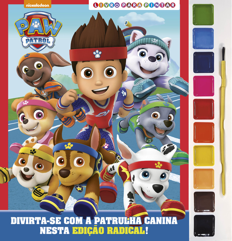 Livro Infantil Colorir Patrulha Canina Aquarela Un 4908 Ciranda - Amiga  Shop, Comprar Material de Escritório Online