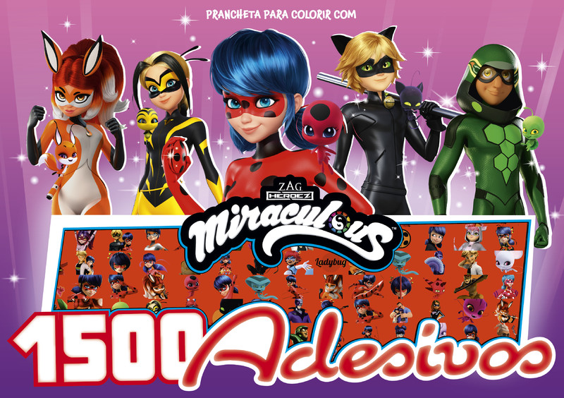 Livro - Ladybug - Prancheta para colorir - Vol. 1: Vamos colorir com a  incrível dupla Ladybug e Cat Noir! em Promoção na Americanas