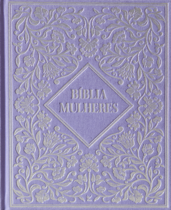 Bíblia Mulheres NVT - Uma Coluna Capa Dura Vintage Roxa