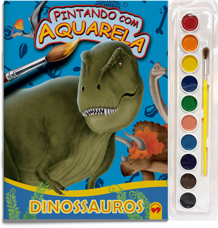 Vale Das Letras: Livro Infantil para Colorir Super Kit Dinossauros