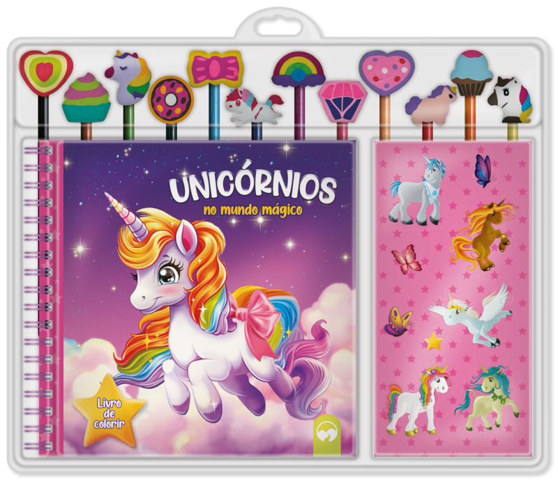 Unicórnios no mundo mágico