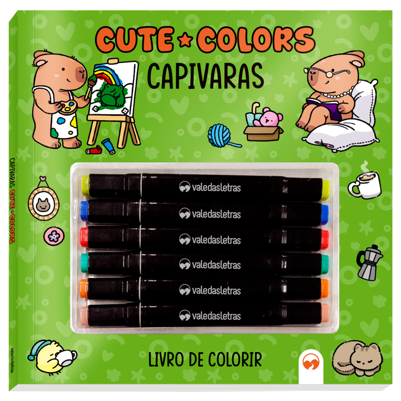 Cute colors - capivaras