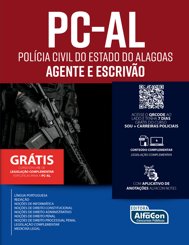 PC-AL - Polícia Civil do estado do Alagoas - Agente e escrivão